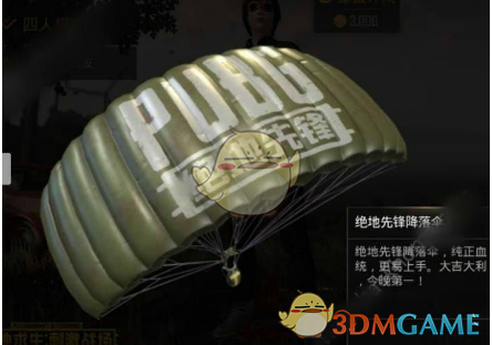 《绝地求生：刺激战场》降落伞皮肤获得汇总