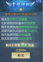 《凤凰无双》贵族特权介绍