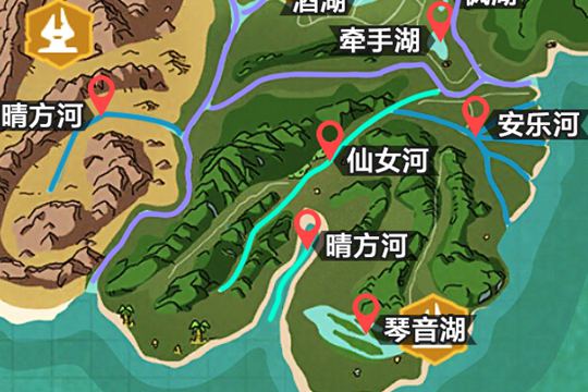 《创造与魔法》小龙虾在哪里钓？小龙虾分布介绍