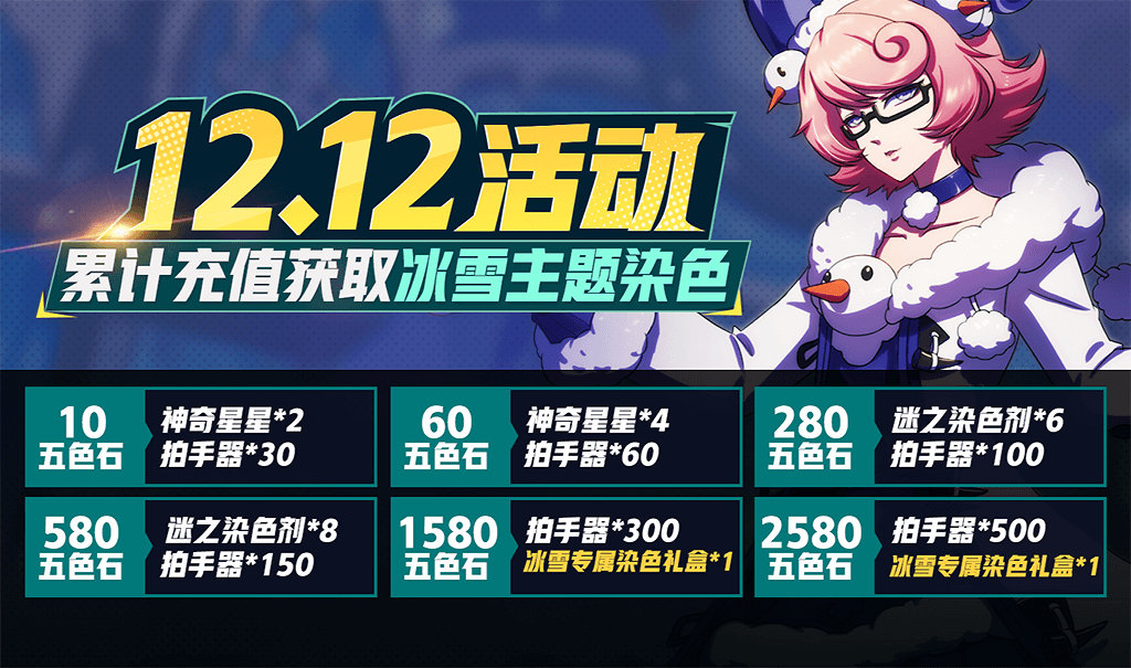 《非人学园》12.12累计充值奖励活动介绍