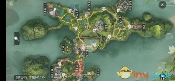 《楚留香》手游2月25日坐观万象修炼点坐标