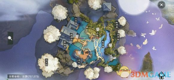 《楚留香》手游2月25日坐观万象修炼点坐标
