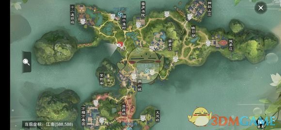 《楚留香》手游2月25日坐观万象修炼点坐标