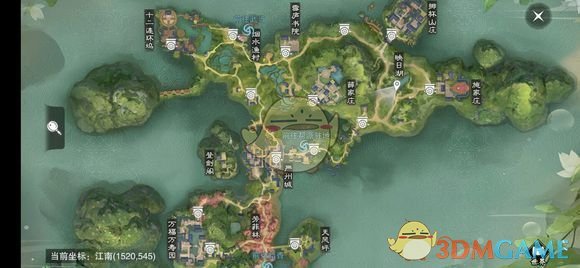 《楚留香》手游2月25日坐观万象修炼点坐标