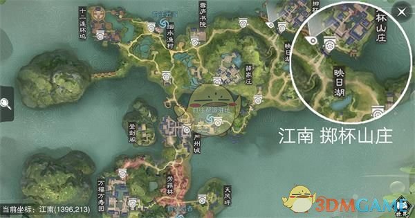 《楚留香》手游3月27日坐观万象修炼点坐标