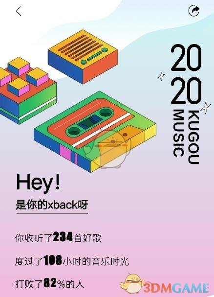 《酷狗音乐》2020年度听歌报告活动入口