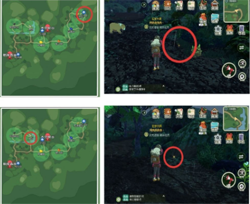 《小森生活》月影森林资源分布图