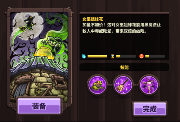 《王国保卫战4》女巫姐妹花技能强度分析