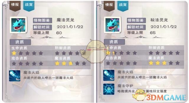 《创造与魔法》魔法灵龙保底饲料配方