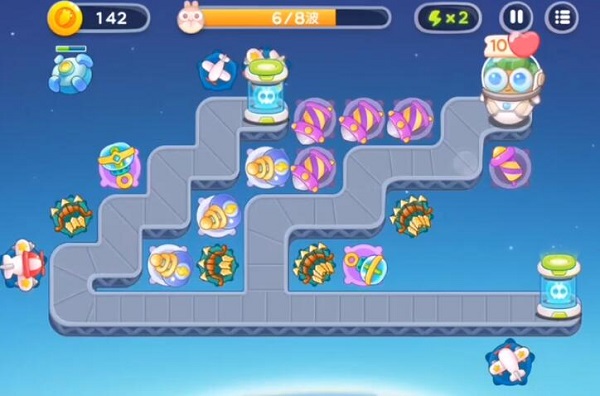 《保卫萝卜4》太空穿越第51关满星攻略