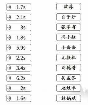 《文字成精》连经典台词听语音连出对应人物通关攻略