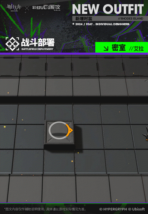 《明日方舟》ELA艾拉伴生皮肤密室内容一览