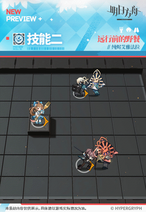 《明日方舟》纯烬艾雅法拉远行前的野餐皮肤一览