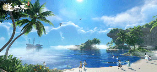《逆水寒手游》逐浪湾地图一览