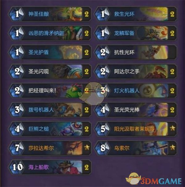 《炉石传说》醉酒骑卡组分享