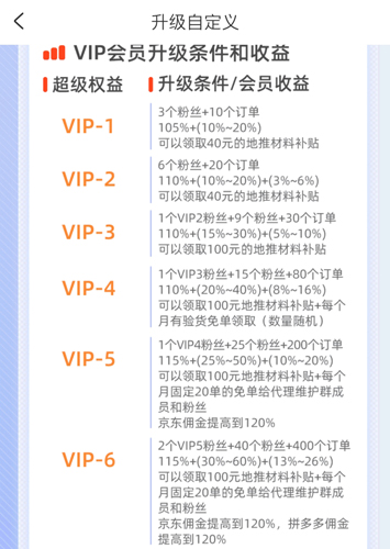 《返利优惠券联盟》升级权益介绍